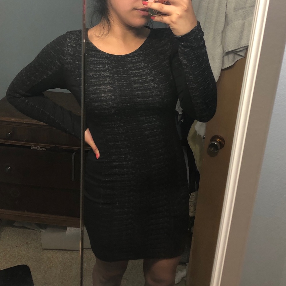 H&M Black bodycon dress